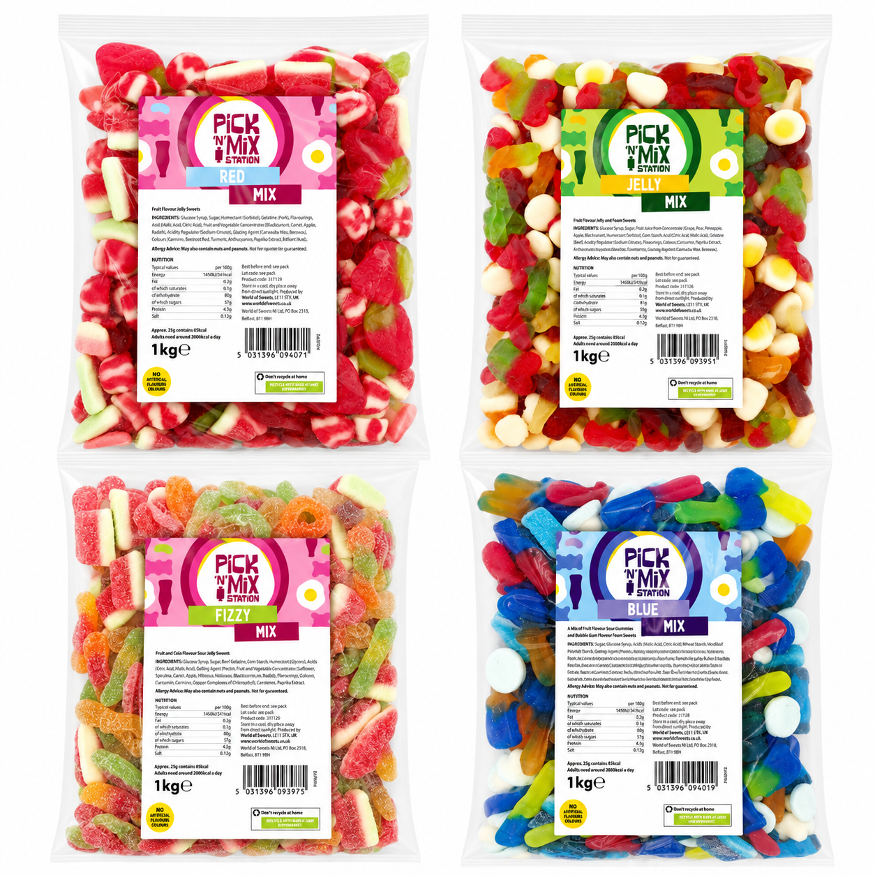 1kg Pick N Mix Sweets Bag