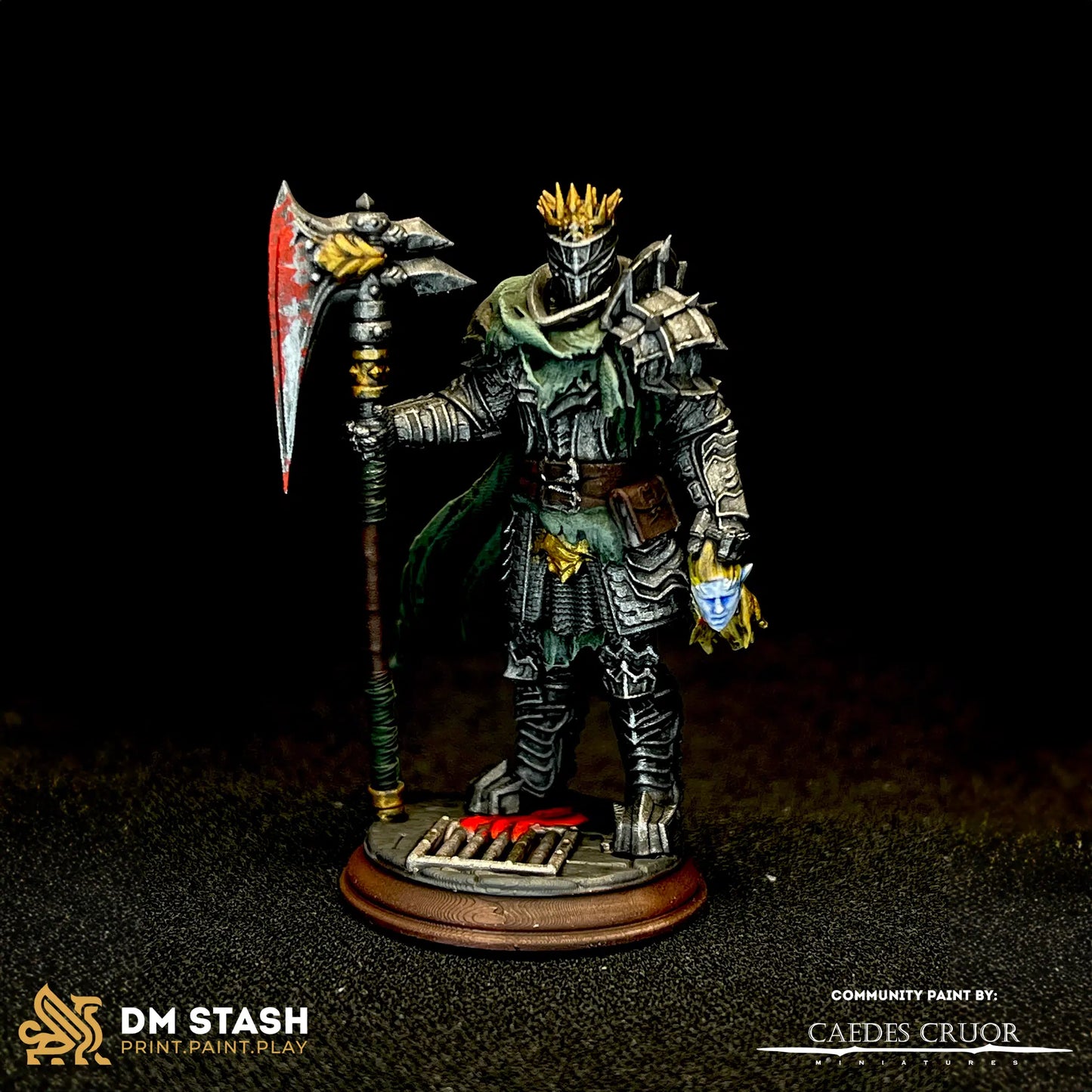 Gerhardt the Unwavering Duke’s Executioner - 3D Printed Barbarian Character Miniature