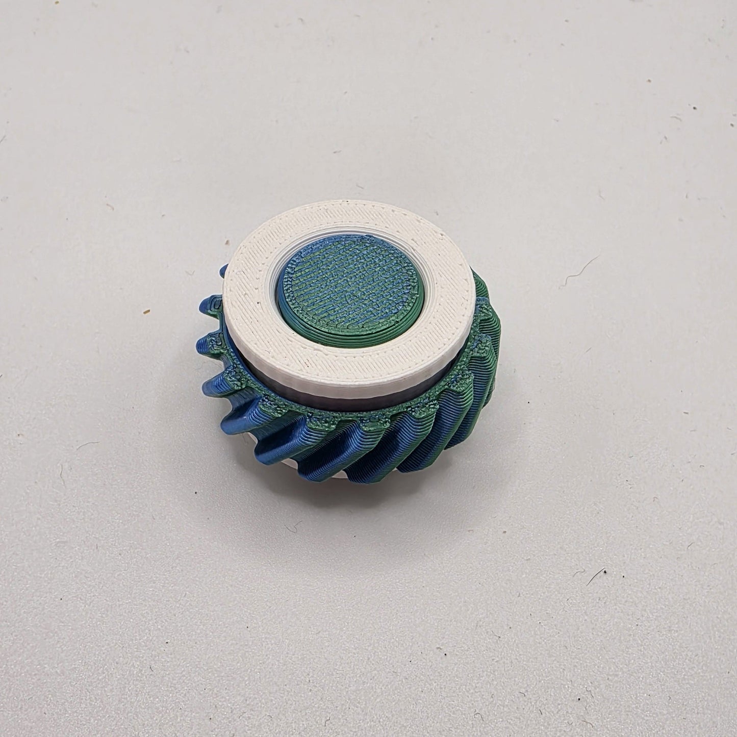 3dFidgets Button Ring - Vibrant Colors with Textured Design for Enhanced Fidgeting Experience