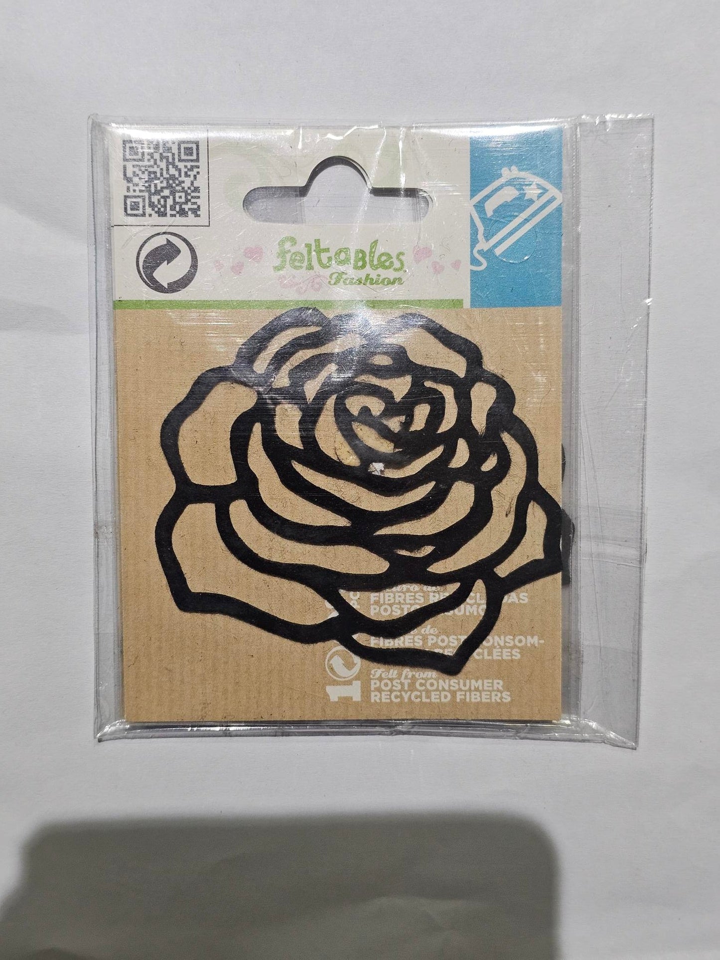 Feltables Fashion flower black one pc