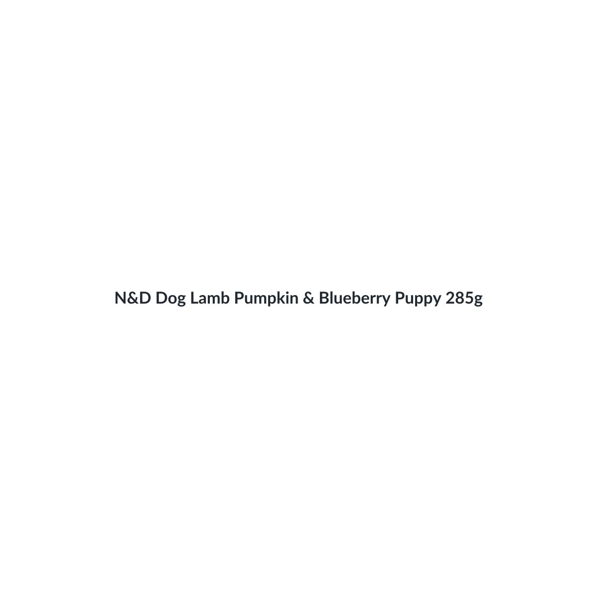 N and D Dog Lamb Pumpkin and Blueberry Puppy 285g - Case of 6