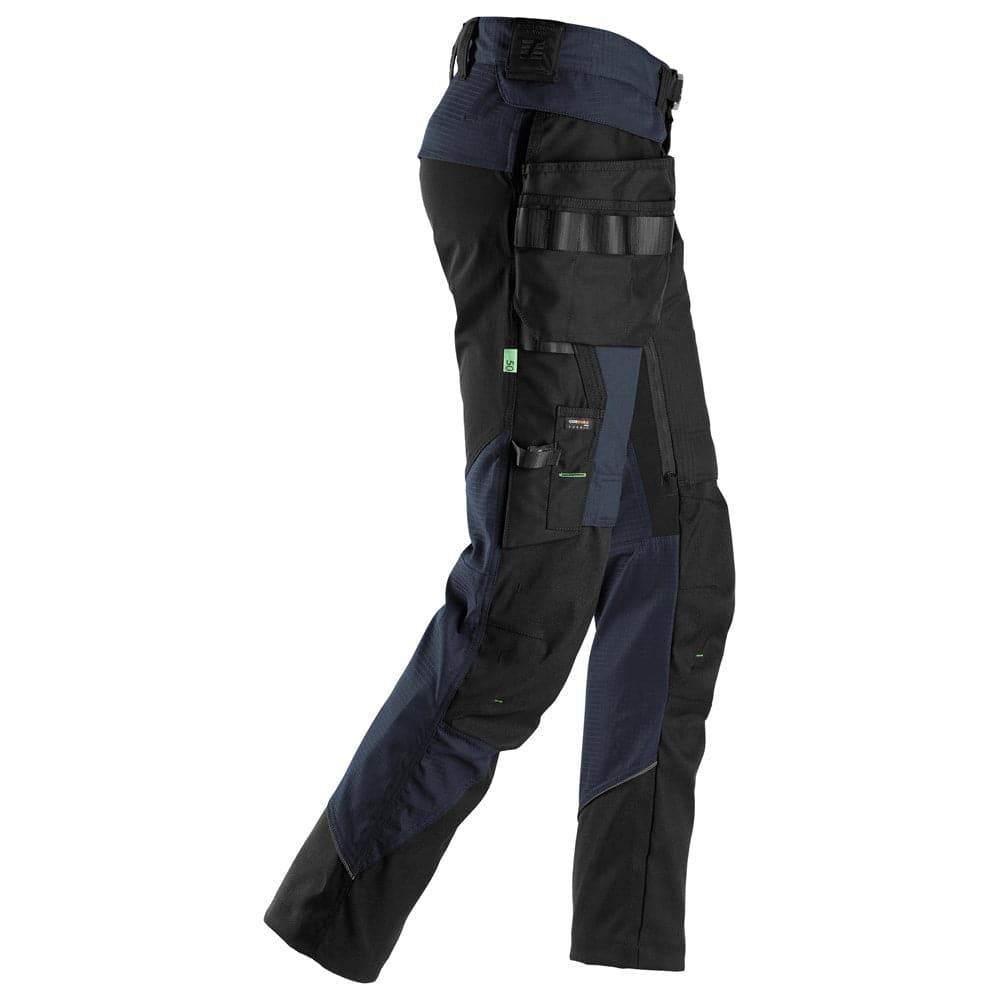 Snickers 6972 FlexiWork, Work Trousers+ Detachable Holster Pockets Navy Blue 30" Waist - 30" Leg
