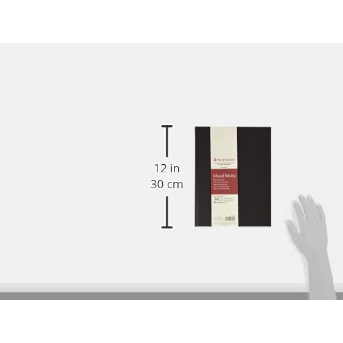 Strathmore 500 Mixed Media 190gsm Hardbound Book, 8.5 x 11 in, 32 Sheets, For Professionals & Students