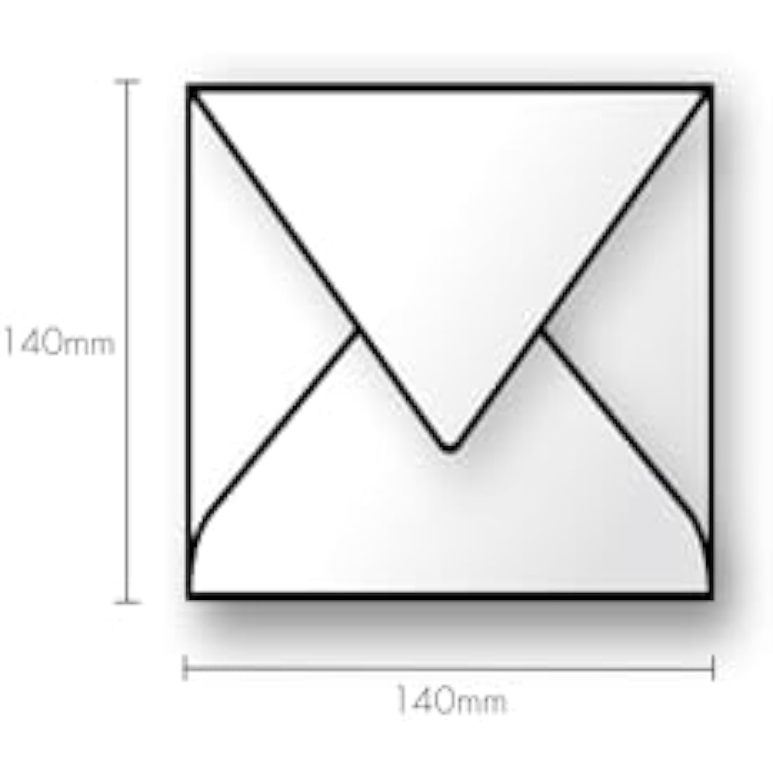 Clairefontaine - Ref 5488C - Pollen Envelopes (Pack of 20) - 140 x 140mm Sized, 120gsm Paper, Gummed Seal, Inkjet & Laser Printer Compatible, Acid Free - Caramel