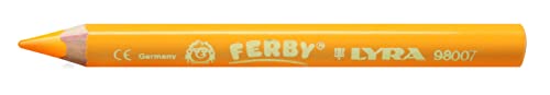 LYRA Ferby Wooden Chunky Coloured Pencils, 36 Pieces in Assorted Colours, For Children & Schools