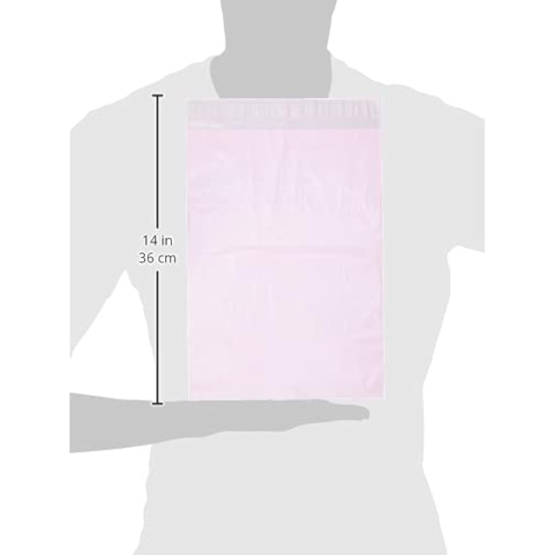 Triplast 10 x 14-Inch Plastic Mailing Postal Bag - Pink (Pack of 100)