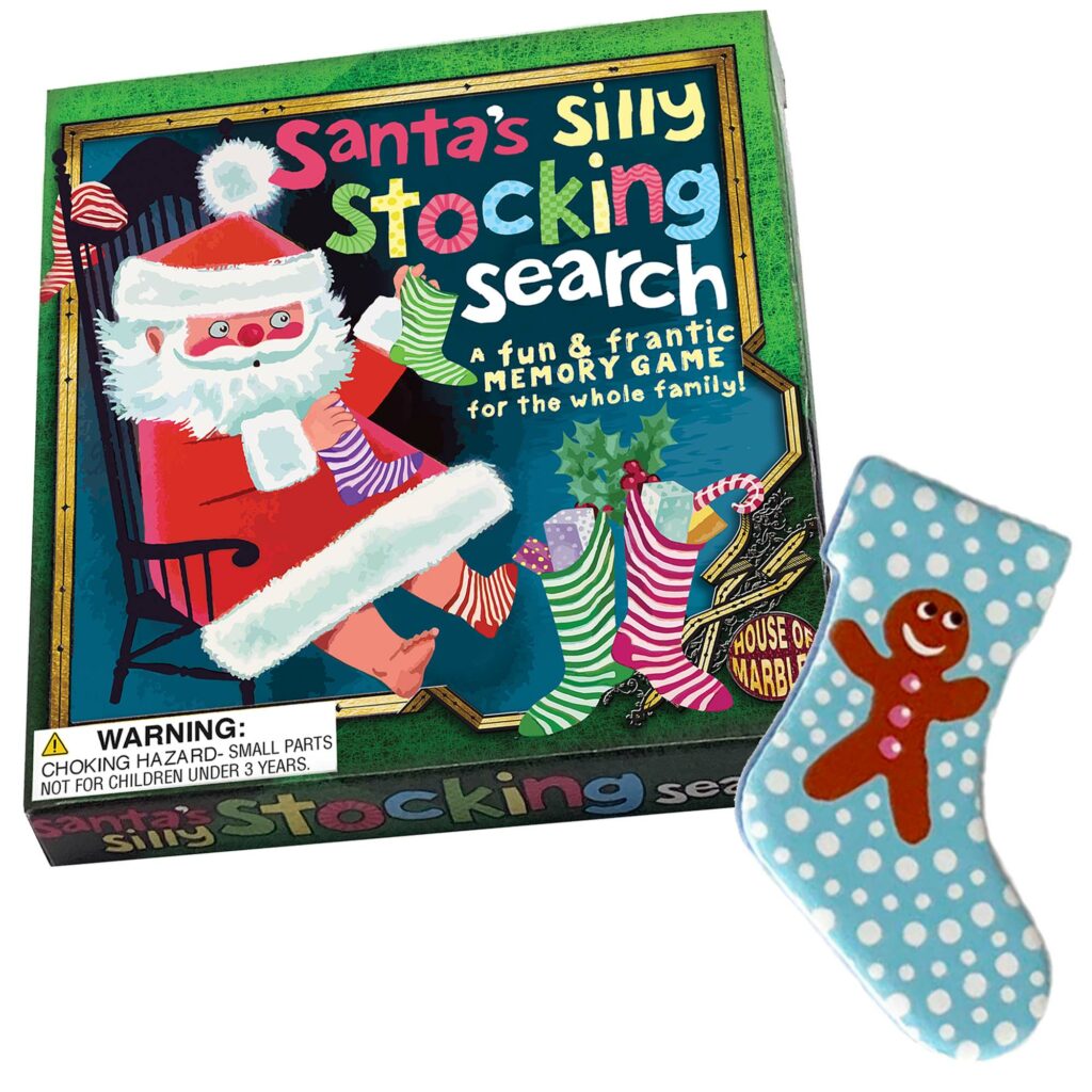 Santa's Silly Stocking Search - Christmas Memory Matching Game