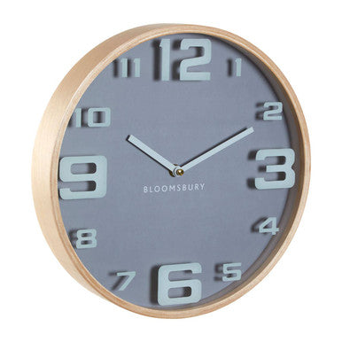 31.5cm Dia Grey Wall Clock | Vitus