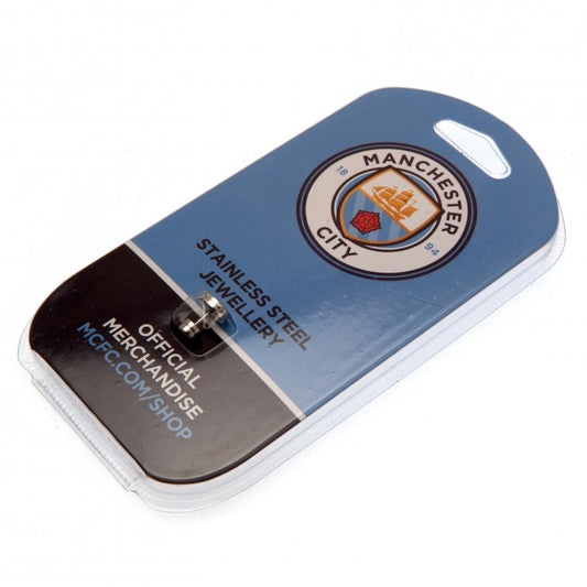 Manchester City FC Stainless Steel Stud Earrings