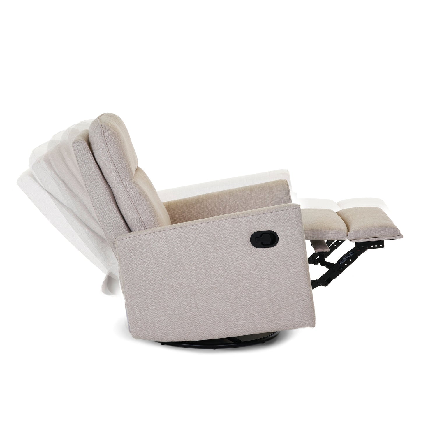 Savannah Swivel Glider Recliner Nursing Chair – Oatmeal