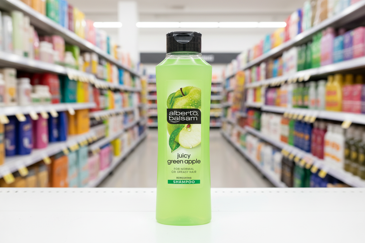 6 x Alberto Balsam Juicy Green Apple Shampoo 350Ml