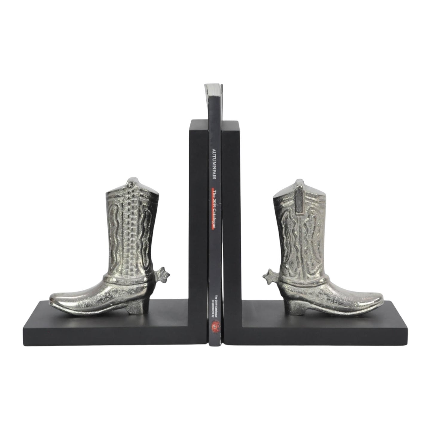 18CM ALUMINIUM BOOT BOOKENDS