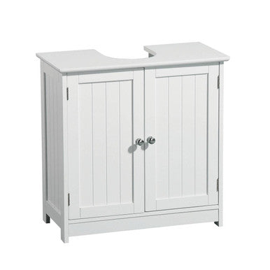 White 2 Door Under Sink Cabinet | Portland
