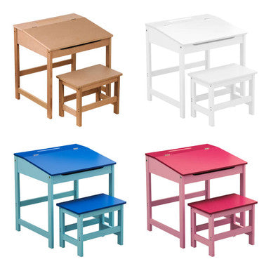 Children's Blue Desk and Stool | Jordan