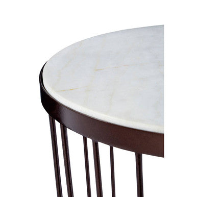 Templar Iron Copper And Bronze Round Table