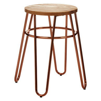 Rose Gold Hairpin Stool | District
