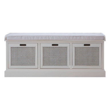 Heritage Three Drawer Storage Bench