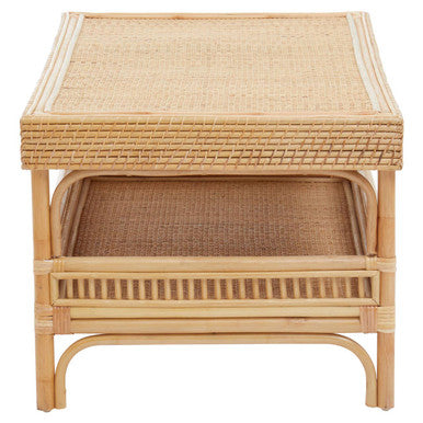 Mataram Natural Rattan Storage Coffee Table