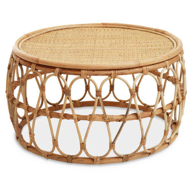 Mataram Natural Rattan Round Coffee Table