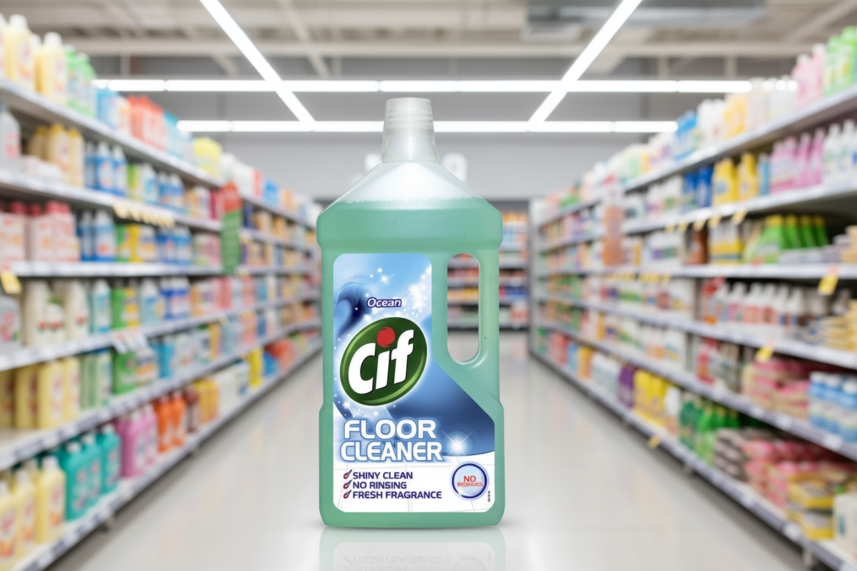 8 x Cif Floor Cleaner Ocean 950 Ml