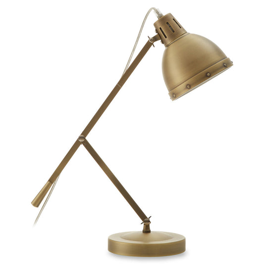 Adjustable Desk Lamp in Brass Finish | Jasper