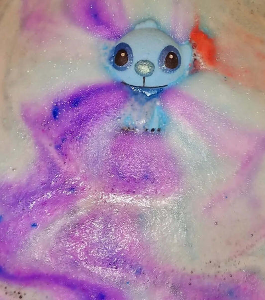 Stitch Alien Blue Bath Bomb