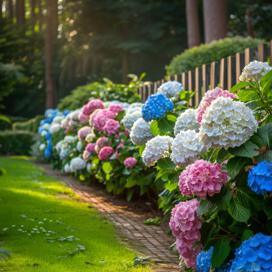 Hortensia - 3 pcs. - Hydrangea macrophylla - Height 25-40cm - ⌀9cm