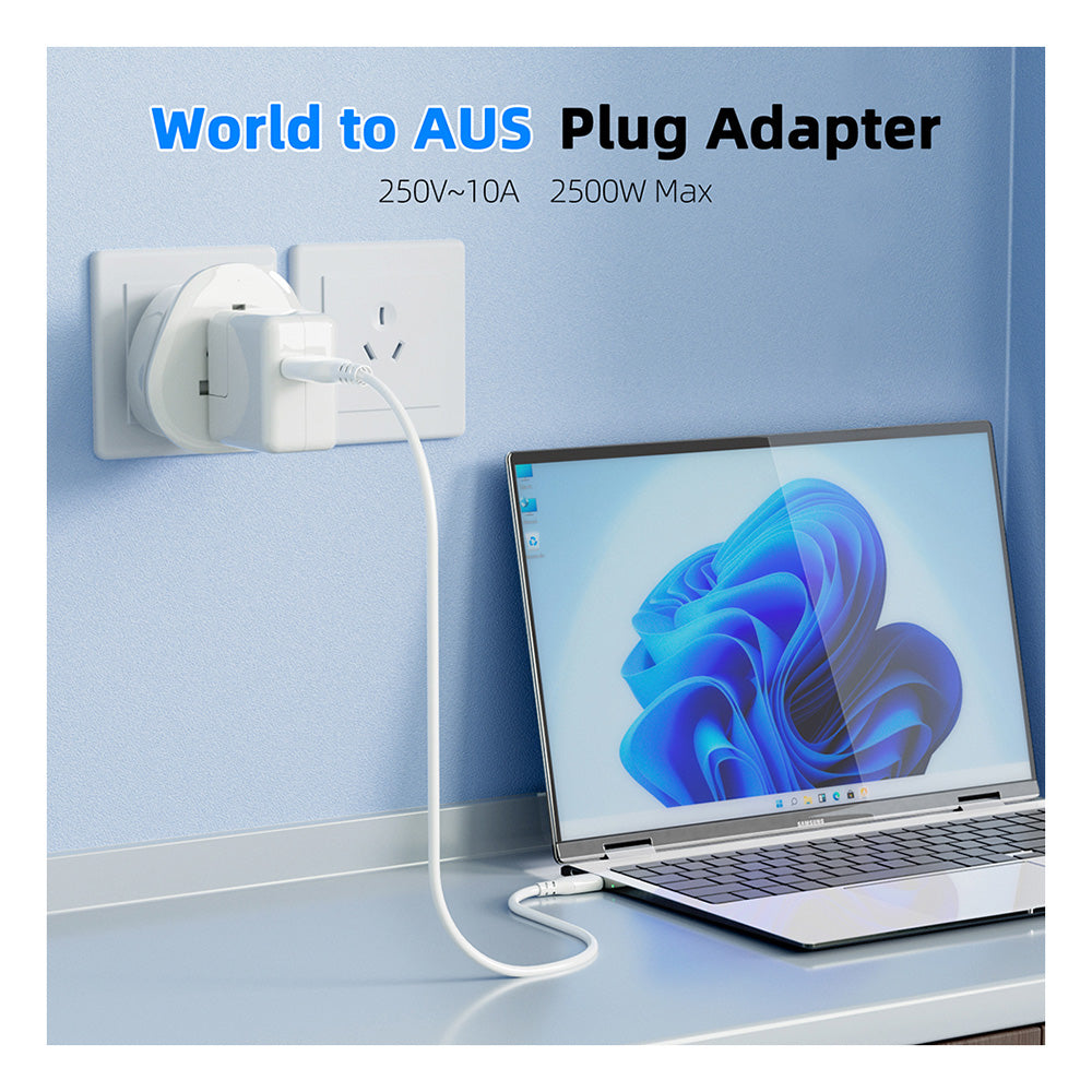 Maplin AU Plug to Worldwide Socket Travel Adapter Plug