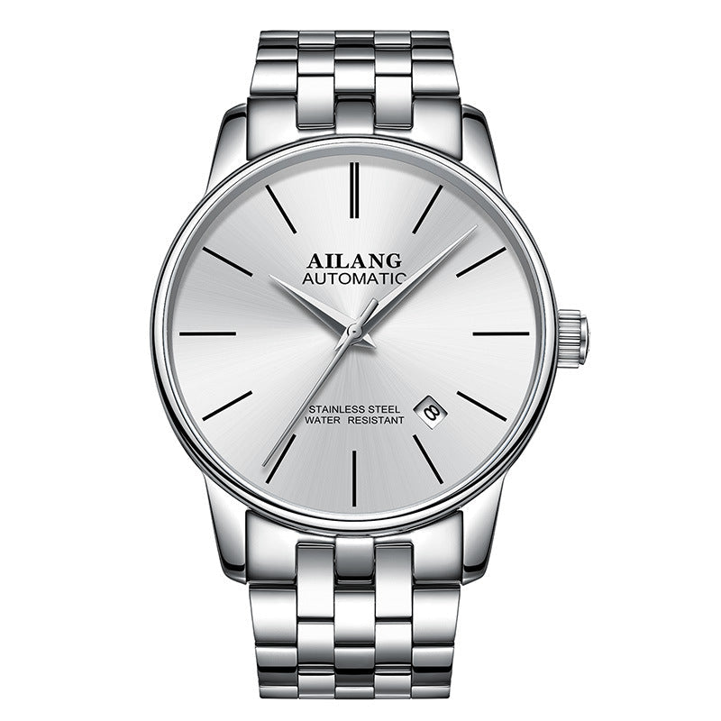 Men's Automatic Mechanical Watch - Rose Gold Black Premium Wrist Watch