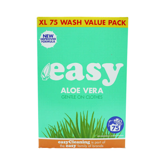 2 x Easy Washing Powder Aloe Vera 75 Wash - 5.1KG