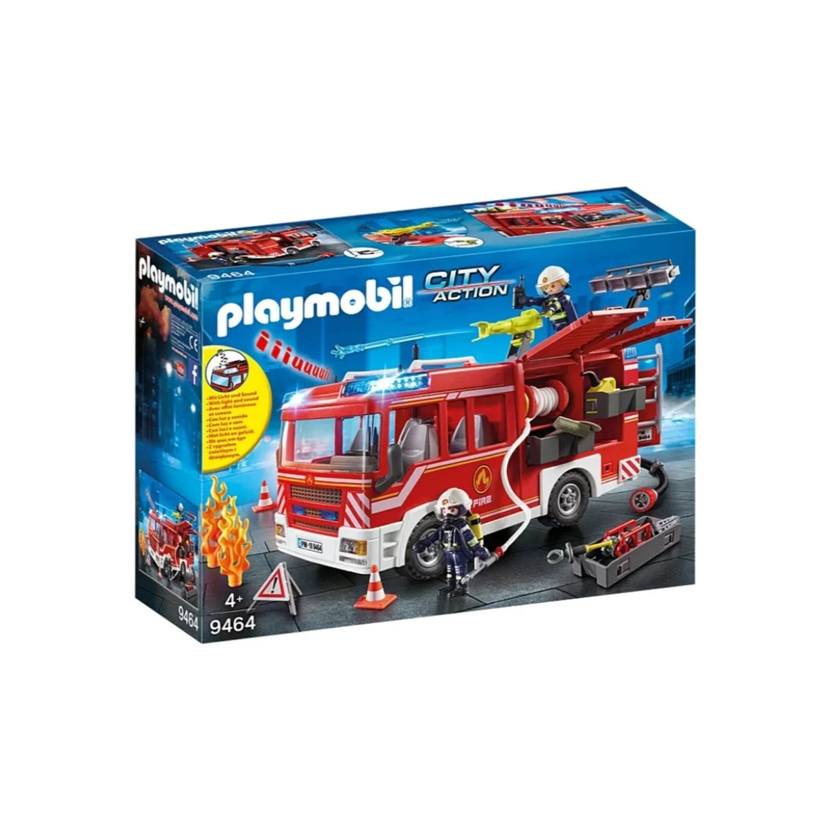 Playmobil City Action Fire Engine with Working Water Cannon 9464
