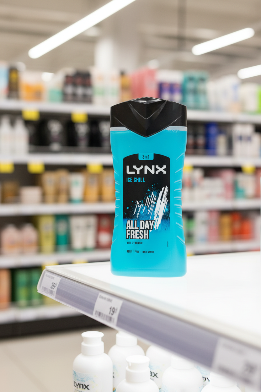 6 x Lynx Lynx Ice Chill Shower Gel Ice Chill 225 Ml
