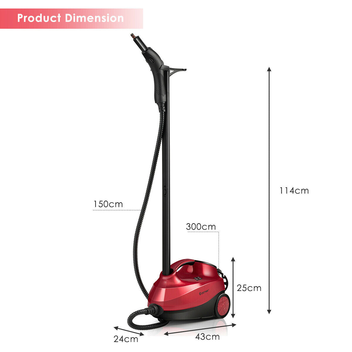 2000w Multi Purpose Steam Cleaning Mop-Blue