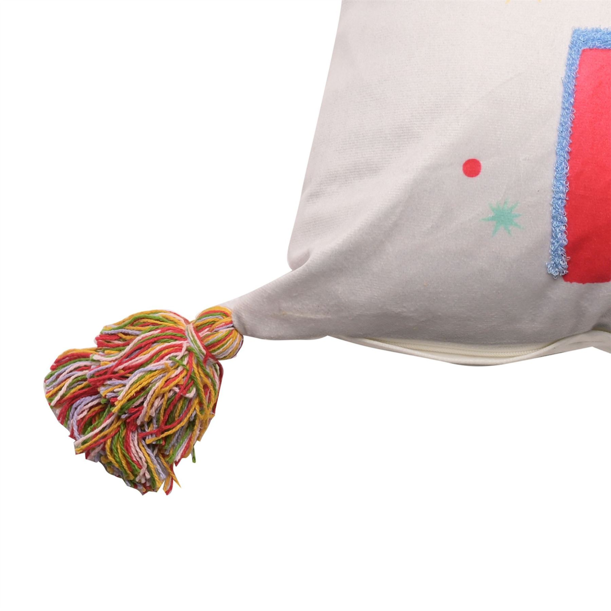 HoHoHo Cushion with Tassels