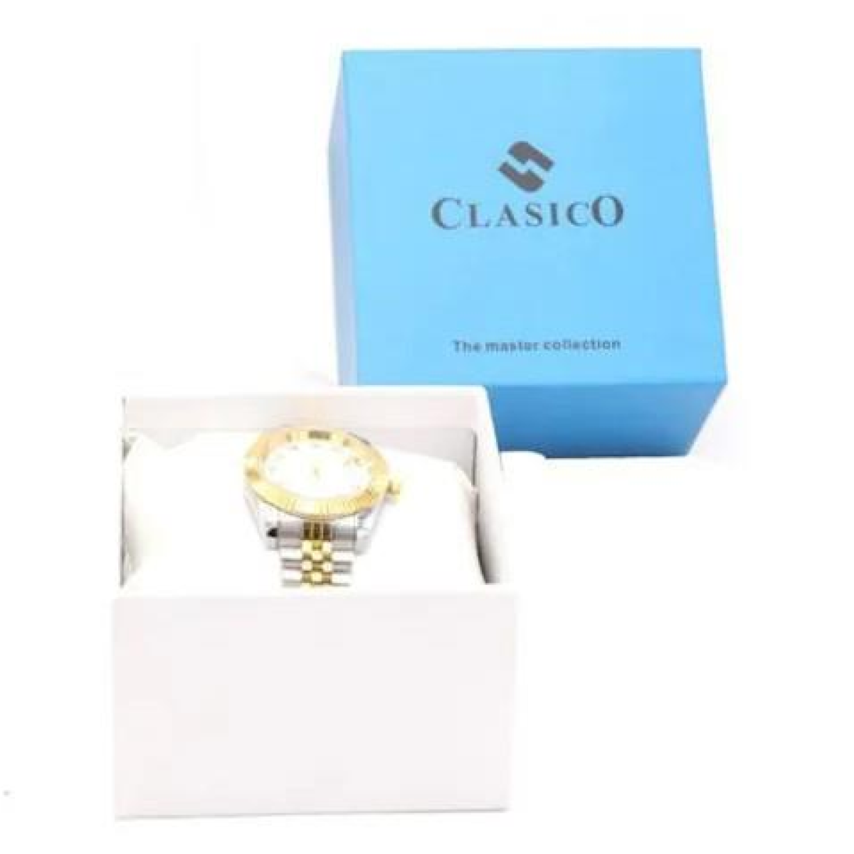 Clasico Square Blue Watch Box