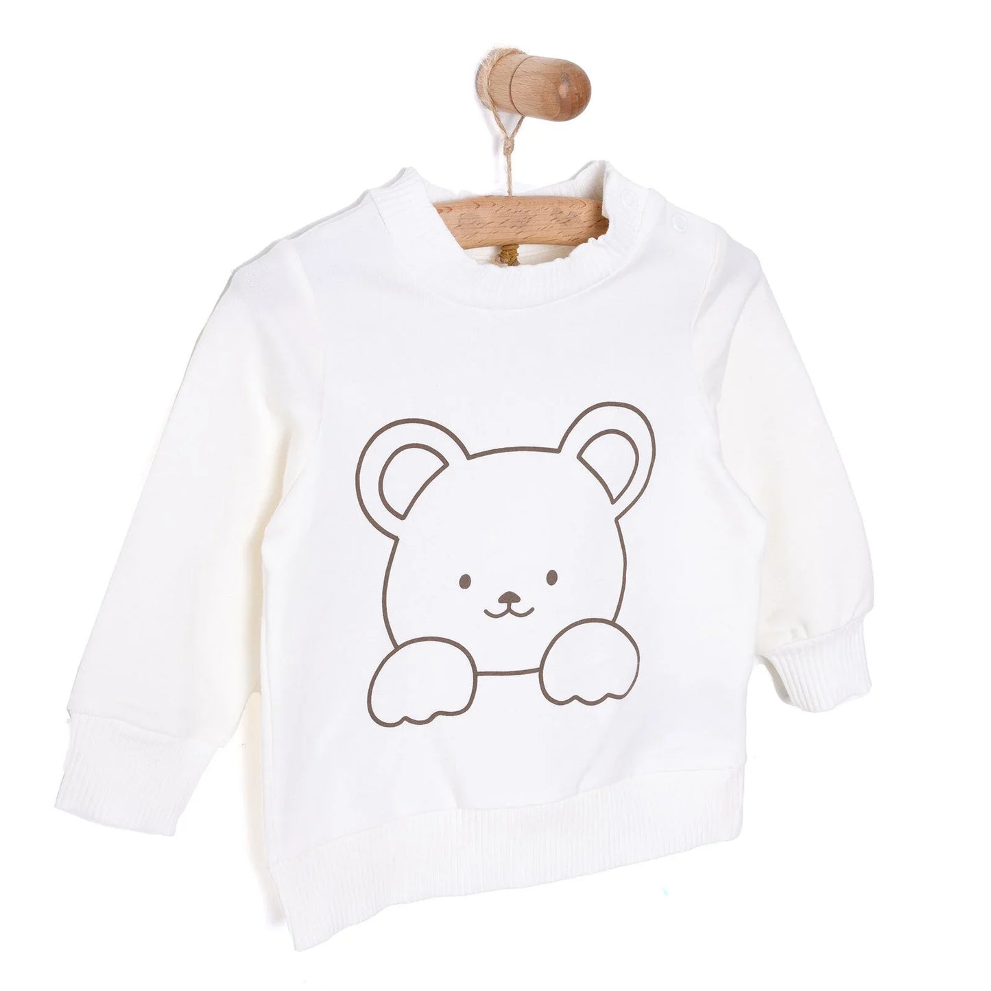 HelloBaby Newborn Girl Cat Printed Sweatshirt