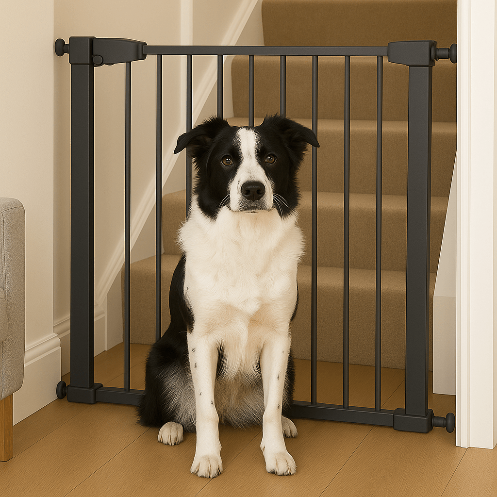 FYLO Baby Safety Stair Gate Pressure Fit Extra Wide - Grey