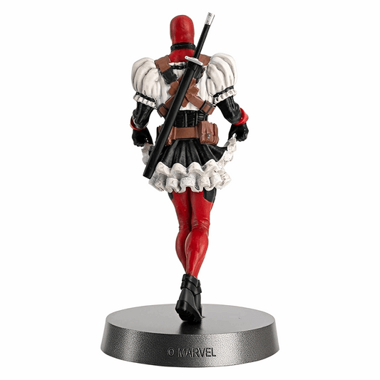 Deadpool FRENCH MAID Metal Statue 1:18 Scale Figurine (Marvel Eaglemoss Heavyweights)