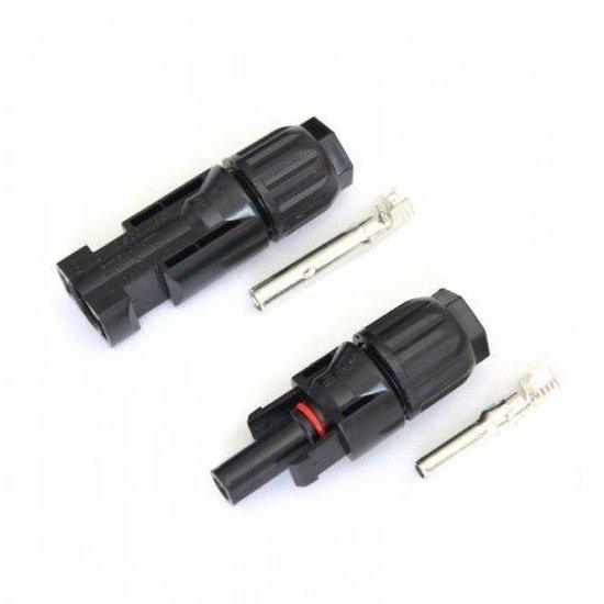 3 Pairs of MC4 compatible connectors for 10mm2 cable, suitable for solar panels, extension leads or photovoltaic systems