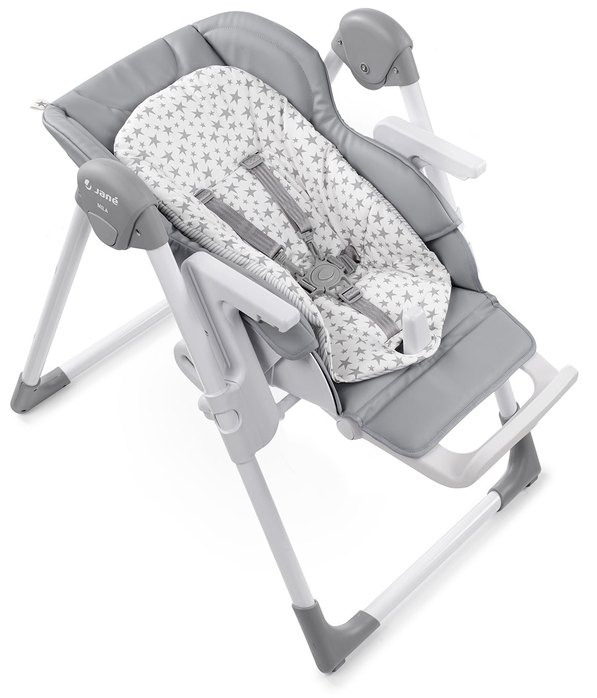Jane Mila Leatherette Highchair, Forest Green
