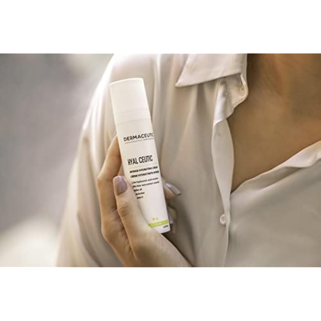 Dermaceutic Hyal Ceutic - Intense 24hr moisturizing cream with Hyaluronic acid, Aloe Vera, Vitamin E and Jojoba oil - 40ml