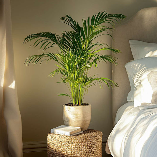 Areca palm 'Golden Cane' - 4 pcs. - Dypsis lutescens - Height 60-70cm - ⌀17cm