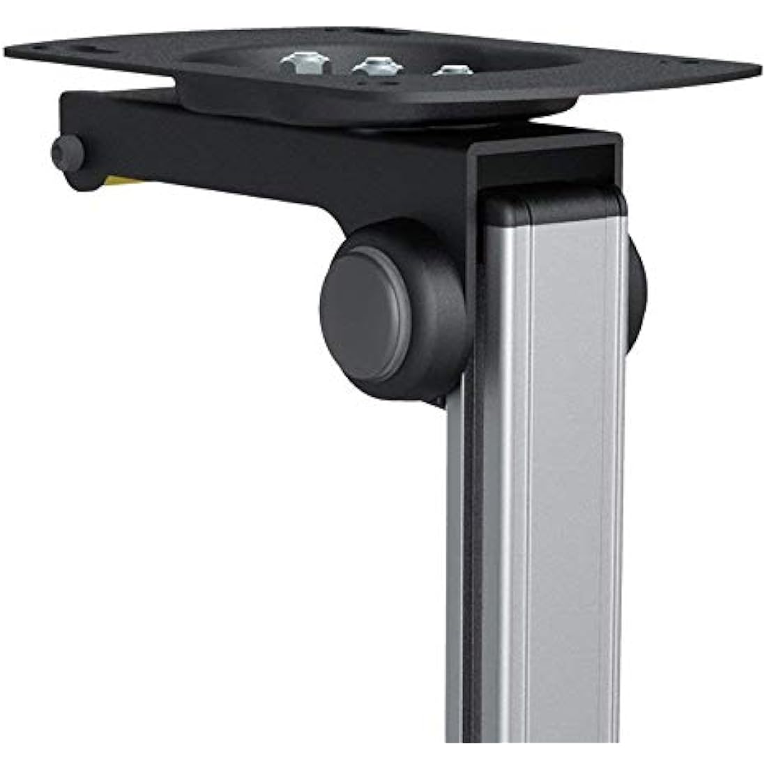Part King 13" - 27" TV Ceiling Mount Bracket with Tilt & Swivel 75x75mm & 100x100mm VESA for Sloping Ceiling Under cabinet Height Adjustable