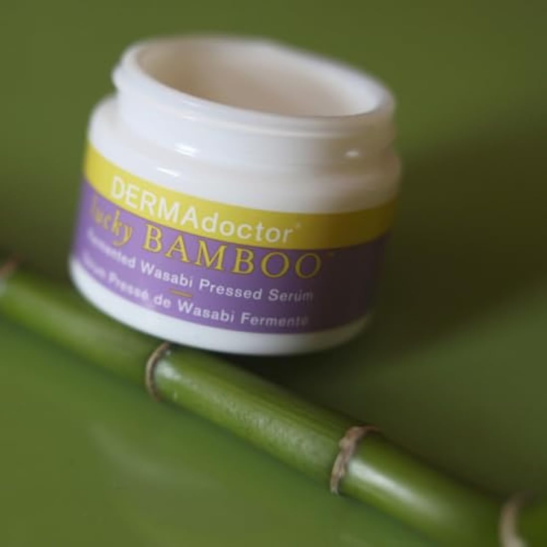 DERMAdoctor Lucky Bamboo Skin Cream, Anti Aging Probiotic Fermented Wasabi Pressed Serum, Restoring, Moisturizing and Balancing Microbiome Naturally Balancing Skin 50ml (20287-7)