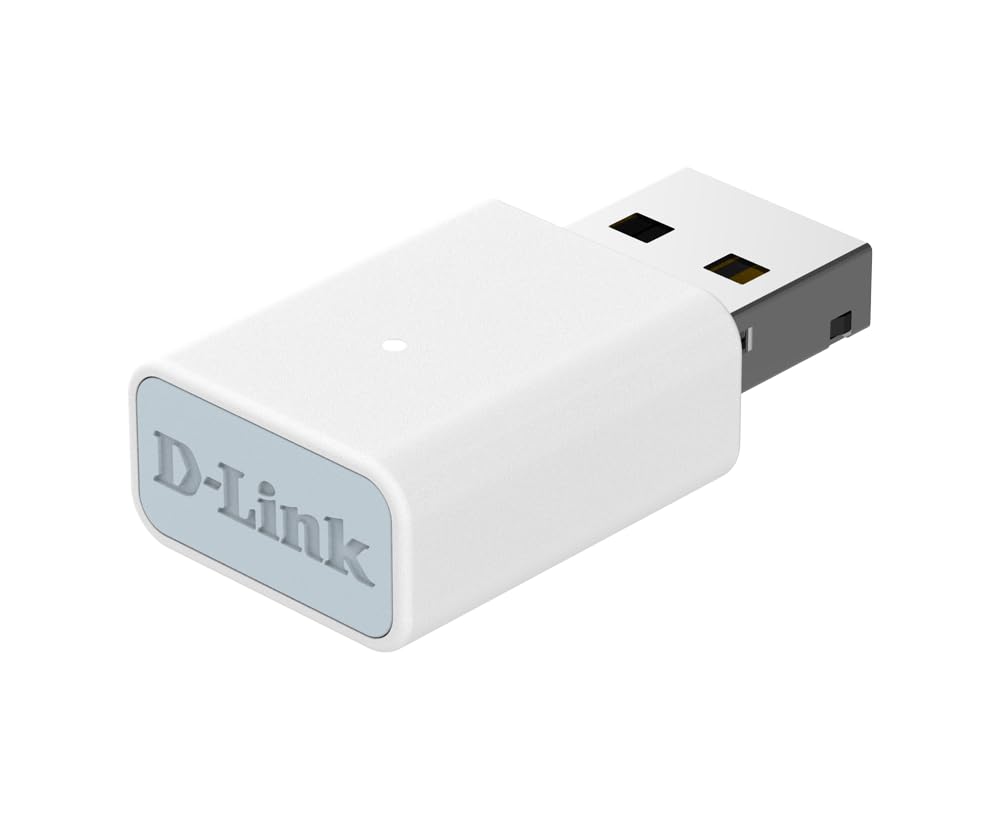 D-Link AC13U AC1300 Wi-Fi 5 USB Adapter for PC/Dekstop/Laptop, MU-MIMO, Dual Band, WPA3, USB 3.2, Compact Design, Supports Windows 11/10