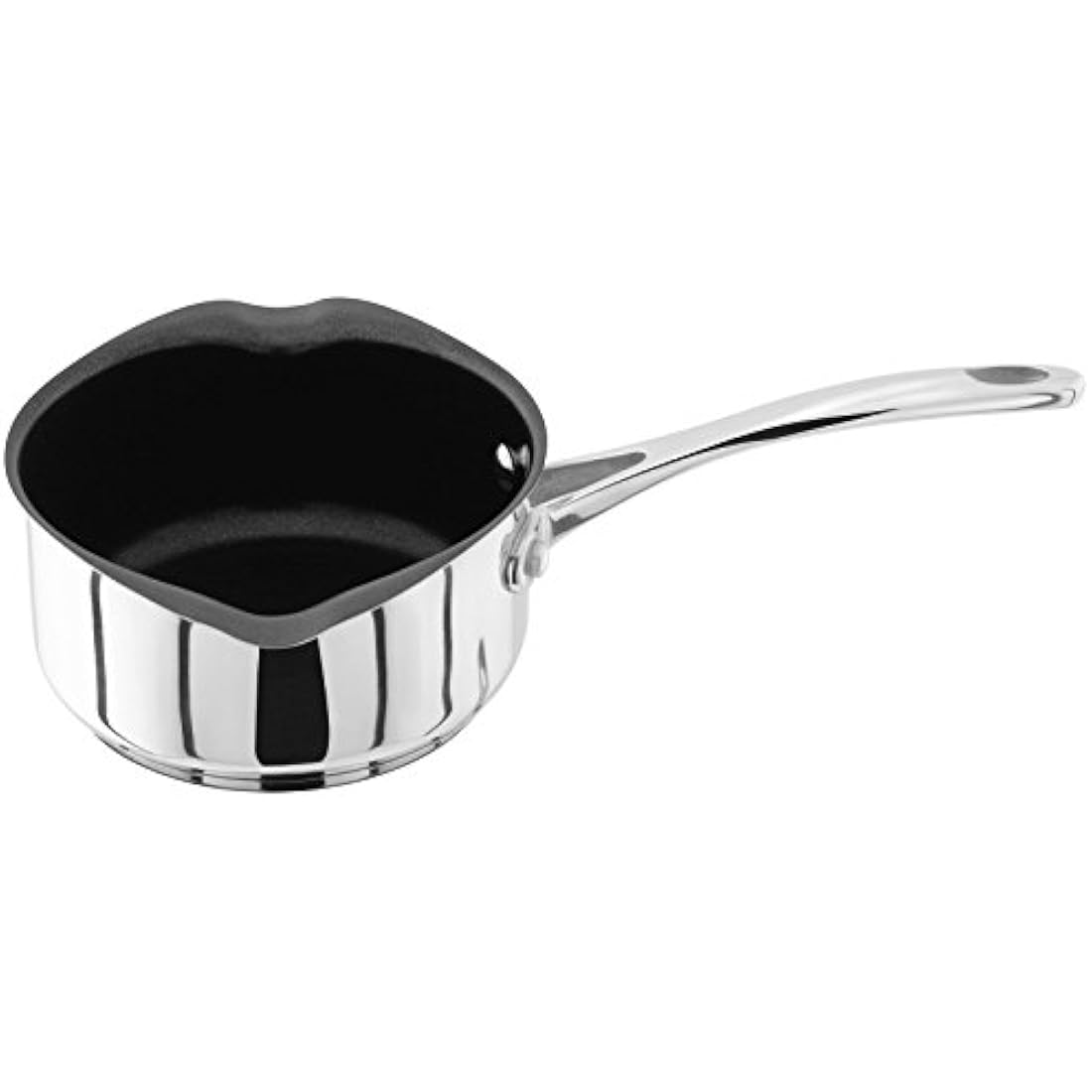 Stellar 7000 Stainless Steel 14cm Non Stick Milk Pan with Dual Pouring Lips