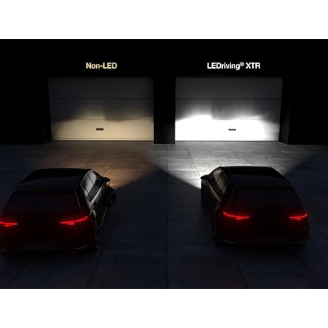 OSRAM LEDriving XTR, ≜H4 LED headlight lamps, cool white LED light, off-road only, 64193DWXTR, folding box (2 lamps)