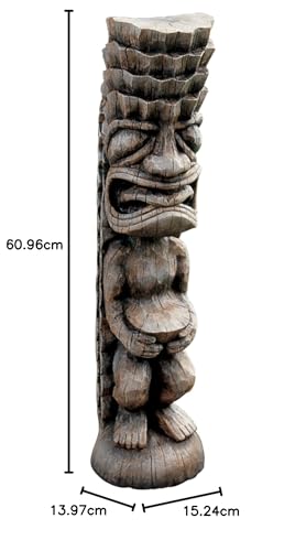 Design Toscano NG31189 the God of the Luau Taki God Statue, Brown