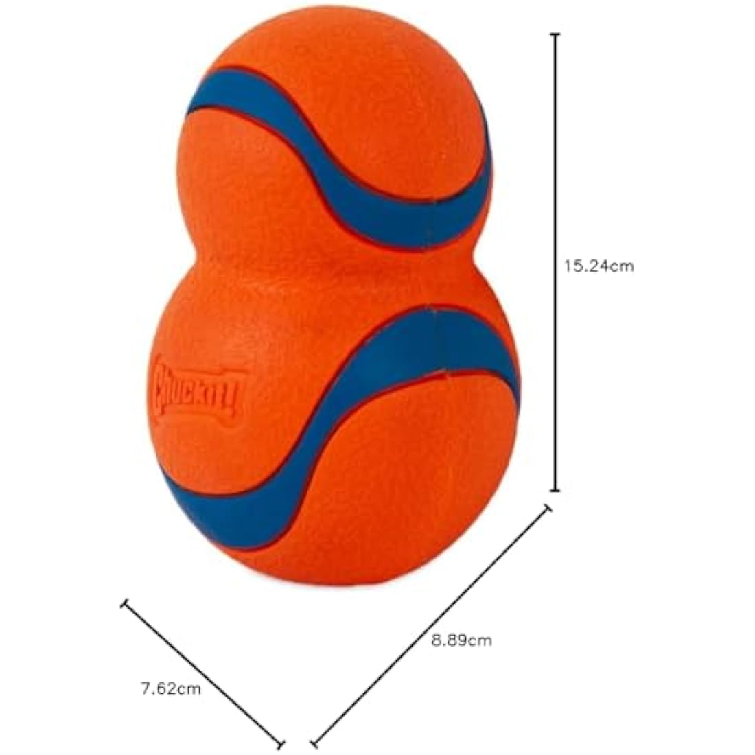 Chuckit! Ultra Tumbler Dog Ball Rubber High Bounce Erratic Dog Toy Launcher Compatible Fetch Toy for Dogs