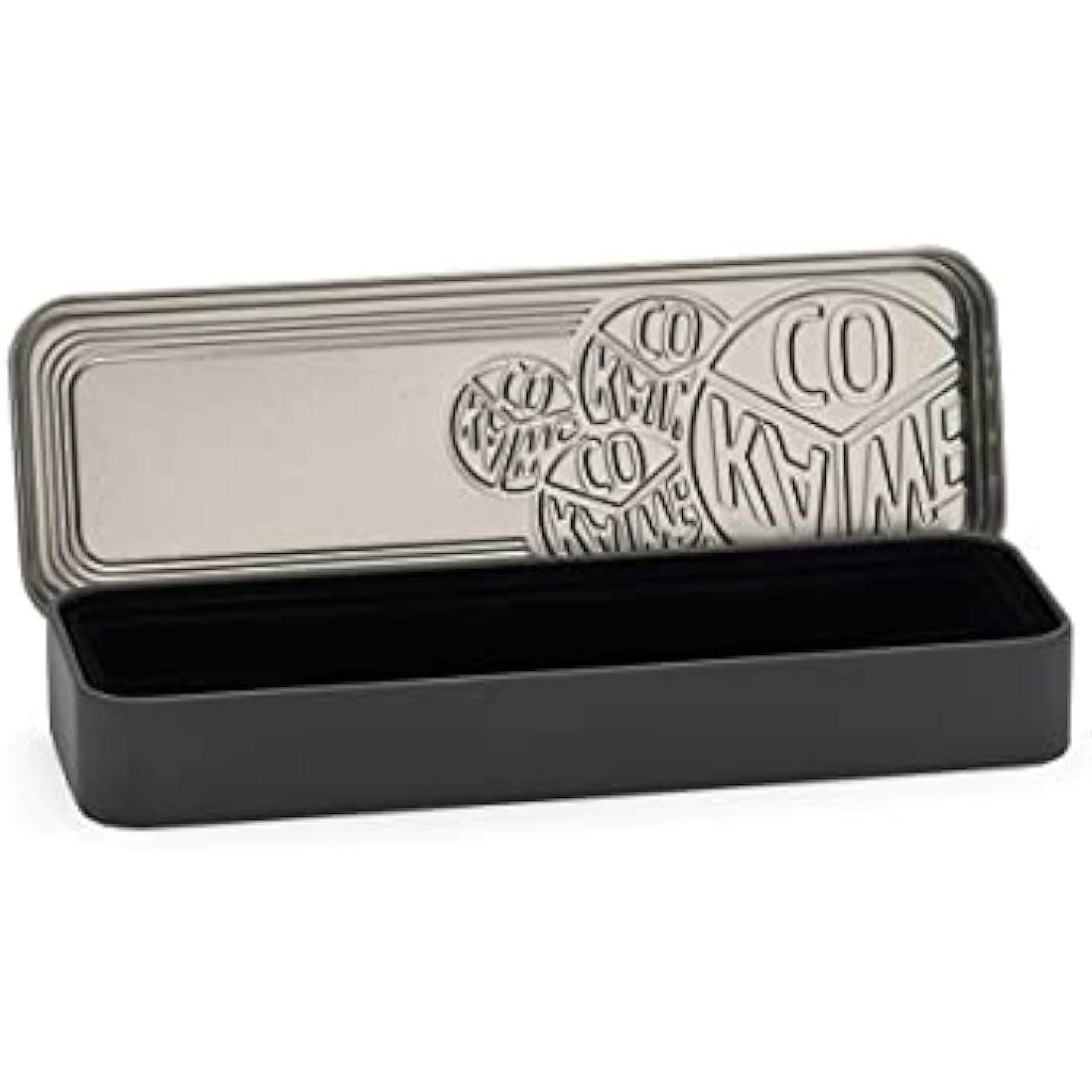 Kaweco ORIGINAL Fountain Pen 250 Black Chrome I Premium Reservoir Fountain Pen for Ink Cartridges 12.7 cm I Nib: M (Medium)